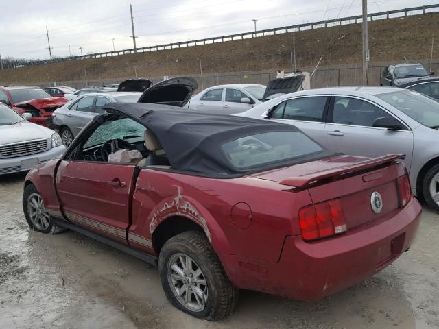 1ZVFT84N965262470 - 2006 FORD MUSTANG RED photo 3