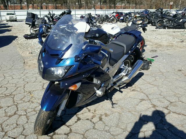 JYARP15E96A000493 - 2006 YAMAHA FJR1300 BLUE photo 2