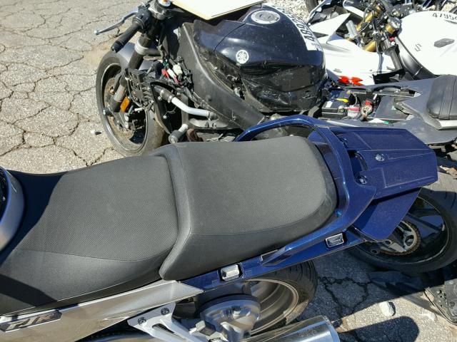 JYARP15E96A000493 - 2006 YAMAHA FJR1300 BLUE photo 6