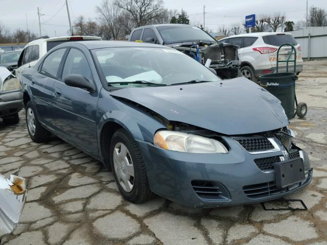 1B3AL46T76N228403 - 2006 DODGE STRATUS SX BLUE photo 1