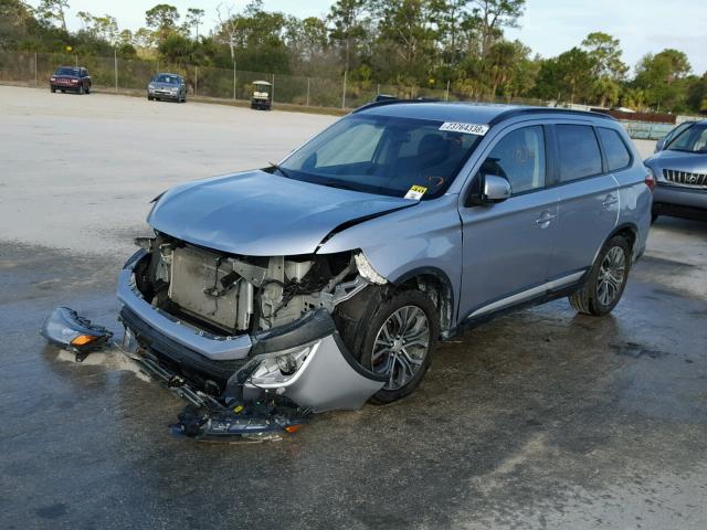 JA4AD3A37GZ014951 - 2016 MITSUBISHI OUTLANDER SILVER photo 2