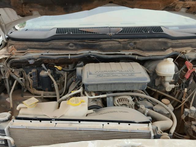 1D7HU18N85S137587 - 2005 DODGE RAM 1500 S WHITE photo 7