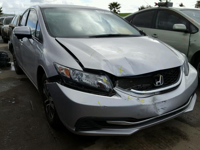 19XFB2F81EE253775 - 2014 HONDA CIVIC EX SILVER photo 1