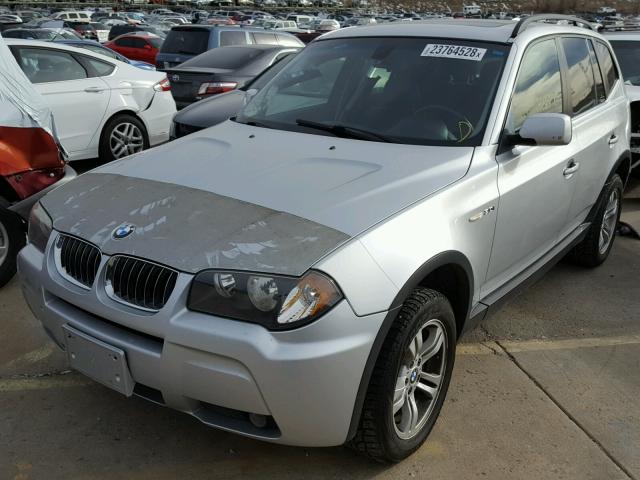 WBXPA93466WD30378 - 2006 BMW X3 3.0I SILVER photo 2