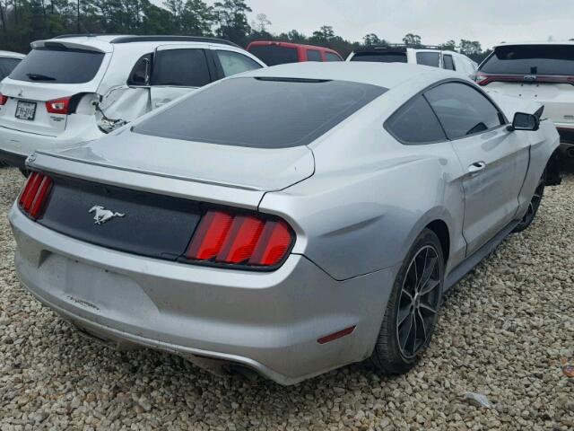 1FA6P8TH9G5278663 - 2016 FORD MUSTANG SILVER photo 4