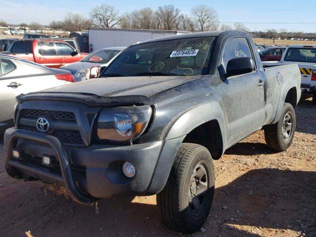 5TFPX4EN7BX006779 - 2011 TOYOTA TACOMA BLACK photo 2