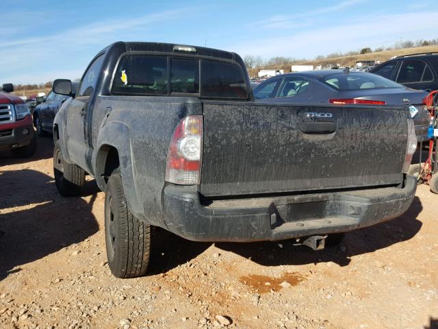 5TFPX4EN7BX006779 - 2011 TOYOTA TACOMA BLACK photo 3