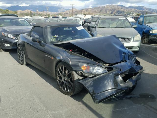 JHMAP21447S000562 - 2007 HONDA S2000 BLACK photo 1