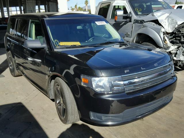 2FMGK5B81FBA22987 - 2015 FORD FLEX SE BLACK photo 1