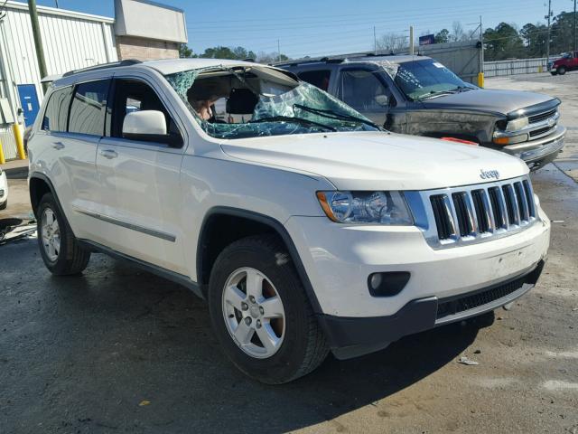 1C4RJEAG4CC162522 - 2012 JEEP GRAND CHER WHITE photo 1