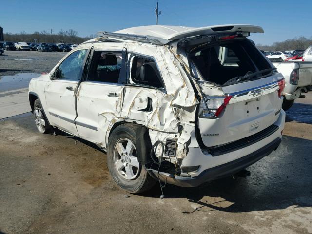 1C4RJEAG4CC162522 - 2012 JEEP GRAND CHER WHITE photo 3