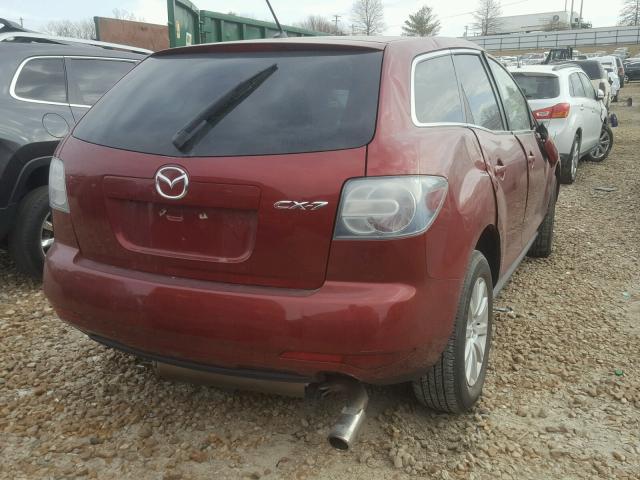 JM3ER2W50A0303380 - 2010 MAZDA CX-7 RED photo 4