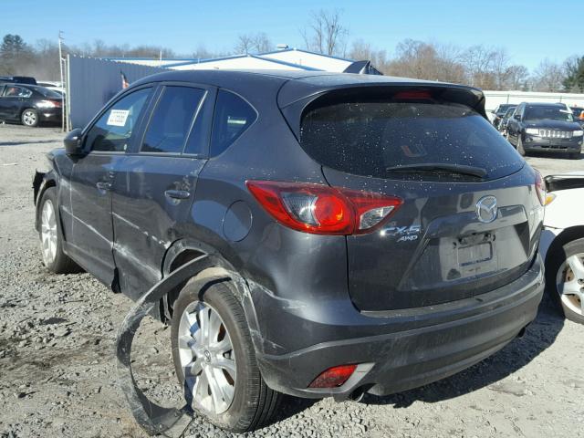 JM3KE4DY8E0411260 - 2014 MAZDA CX-5 GT GRAY photo 3