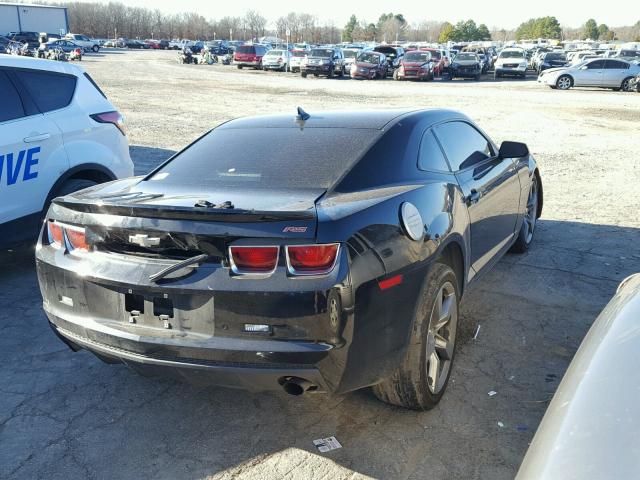 2G1FC1EV3AP218865 - 2010 CHEVROLET CAMARO LT BLACK photo 4