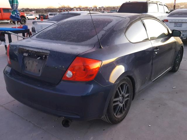 JTKDE177X70195345 - 2007 SCION TC BLUE photo 4