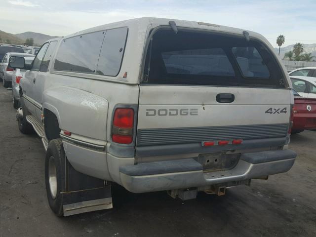 3B7MF33D4VM596864 - 1997 DODGE RAM 3500 SILVER photo 3