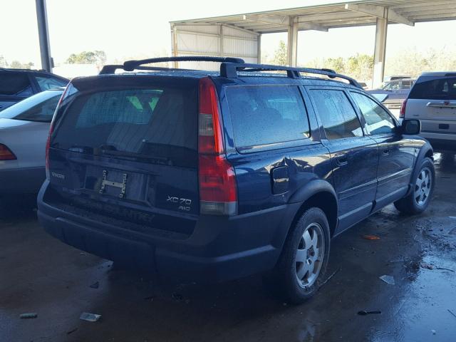 YV1SZ59H641170734 - 2004 VOLVO XC70 BLUE photo 4