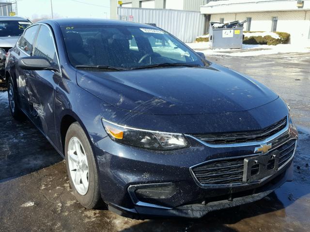 1G1ZB5ST5HF100781 - 2017 CHEVROLET MALIBU LS BLUE photo 1