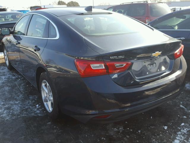 1G1ZB5ST5HF100781 - 2017 CHEVROLET MALIBU LS BLUE photo 3