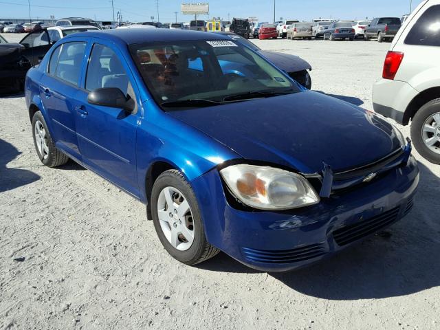 1G1AK52F757590749 - 2005 CHEVROLET COBALT BLUE photo 1