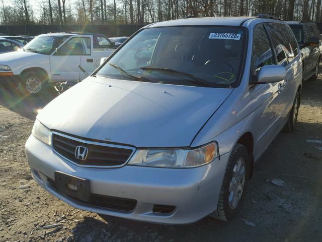 5FNRL18764B110306 - 2004 HONDA ODYSSEY EX GRAY photo 2