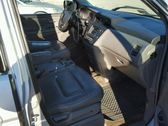 5FNRL18764B110306 - 2004 HONDA ODYSSEY EX GRAY photo 5