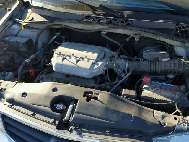 5FNRL18764B110306 - 2004 HONDA ODYSSEY EX GRAY photo 7