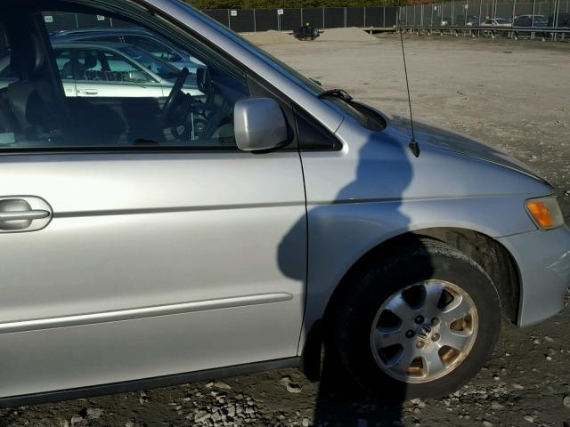 5FNRL18764B110306 - 2004 HONDA ODYSSEY EX GRAY photo 9