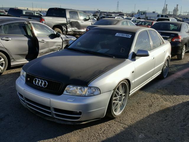 WAURD68D71A014783 - 2001 AUDI S4 2.7 QUA SILVER photo 2