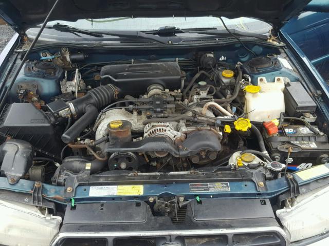 4S3BD6758W7202490 - 1998 SUBARU LEGACY GT GREEN photo 7