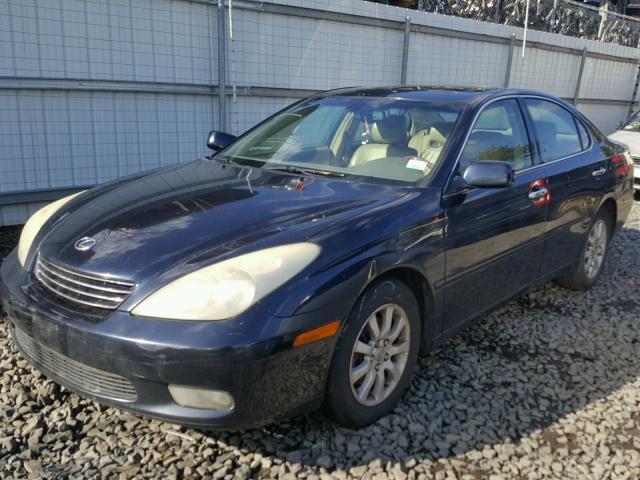 JTHBA30G040014487 - 2004 LEXUS ES 330 BLUE photo 2