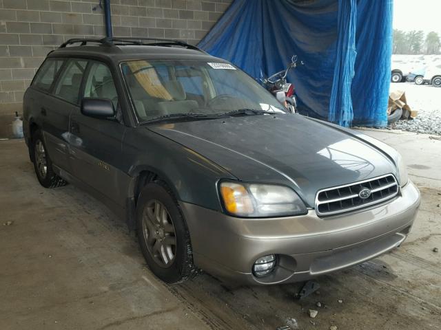 4S3BH675627613076 - 2002 SUBARU LEGACY OUT GREEN photo 1