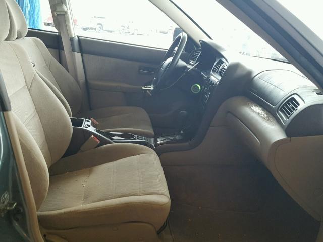 4S3BH675627613076 - 2002 SUBARU LEGACY OUT GREEN photo 5