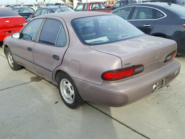 1Y1SK5360PZ073547 - 1993 GEO PRIZM BASE PINK photo 3