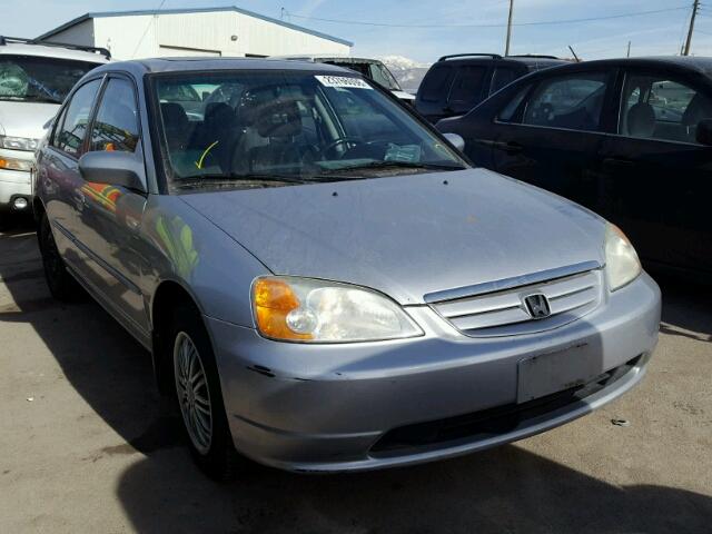 2HGES15853H927145 - 2003 HONDA CIVIC LX SILVER photo 1