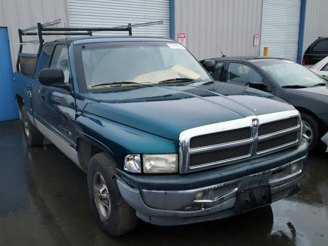 3B7HC13Z8WG225300 - 1998 DODGE RAM 1500 GREEN photo 1