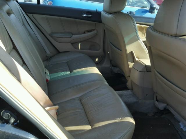 1HGCM66564A038910 - 2004 HONDA ACCORD EX BLACK photo 6