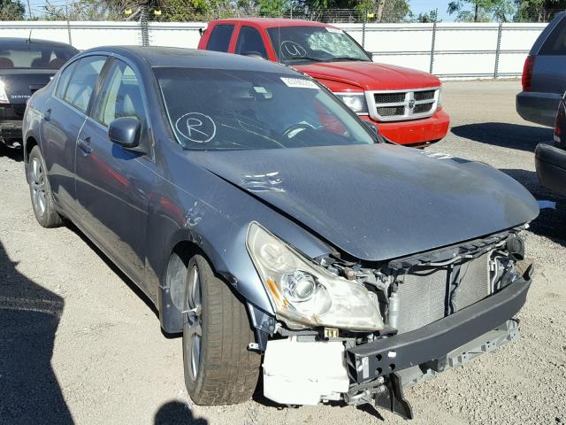 JNKBV61E38M207962 - 2008 INFINITI G35 BLUE photo 1