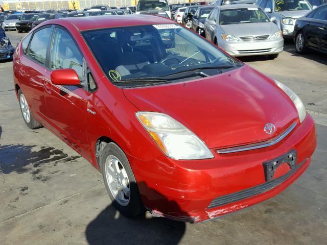 JTDKB20U377612051 - 2007 TOYOTA PRIUS RED photo 1