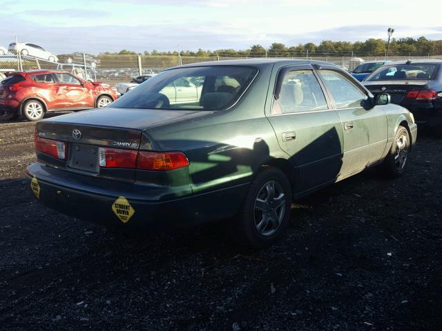 4T1BG22K51U092128 - 2001 TOYOTA CAMRY CE GREEN photo 4