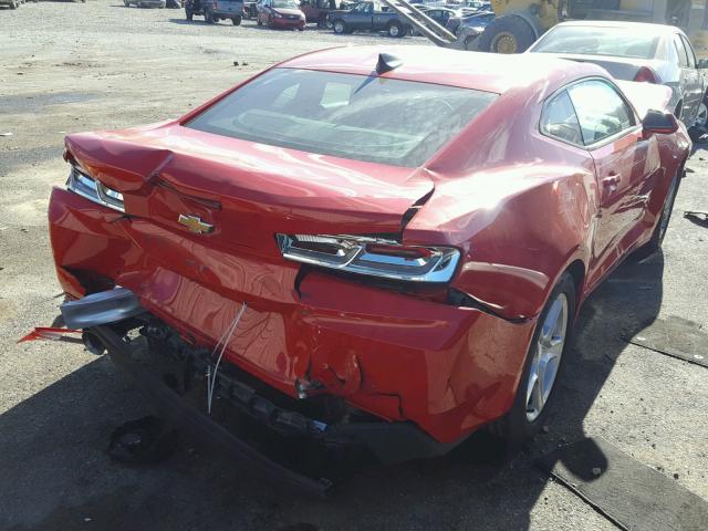 1G1FB1RS0H0159426 - 2017 CHEVROLET CAMARO LT RED photo 4