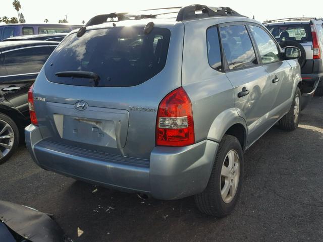 KM8JM12B55U223627 - 2005 HYUNDAI TUCSON GL GRAY photo 4