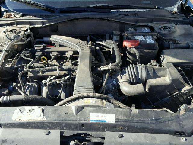 3FAHP07Z38R270022 - 2008 FORD FUSION SE BLACK photo 7