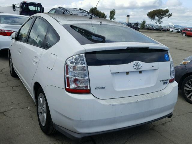 JTDKB20U683346517 - 2008 TOYOTA PRIUS WHITE photo 3