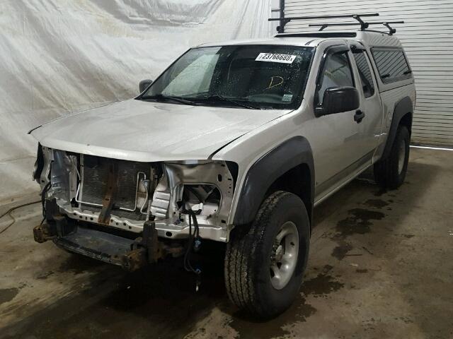 1GCDT19E778157467 - 2007 CHEVROLET COLORADO SILVER photo 2