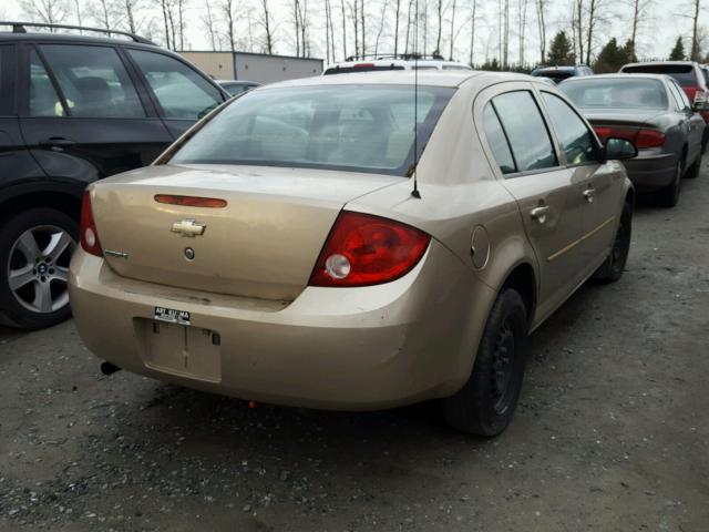 1G1AK52F157635698 - 2005 CHEVROLET COBALT GOLD photo 4