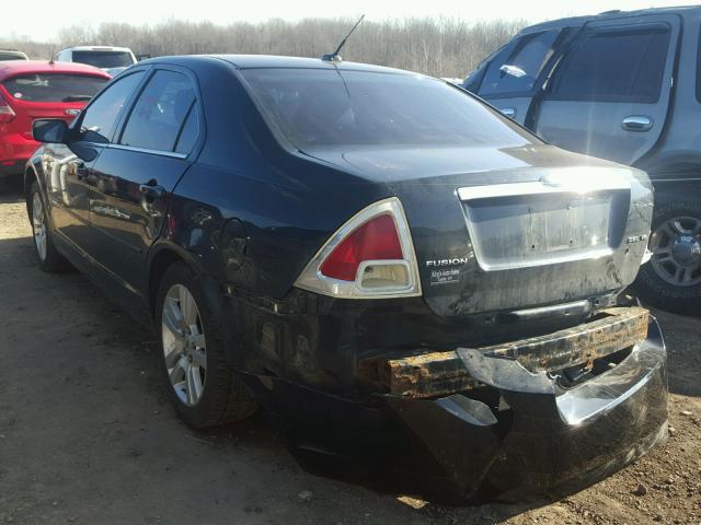 3FAHP08197R251630 - 2007 FORD FUSION SEL BLACK photo 3