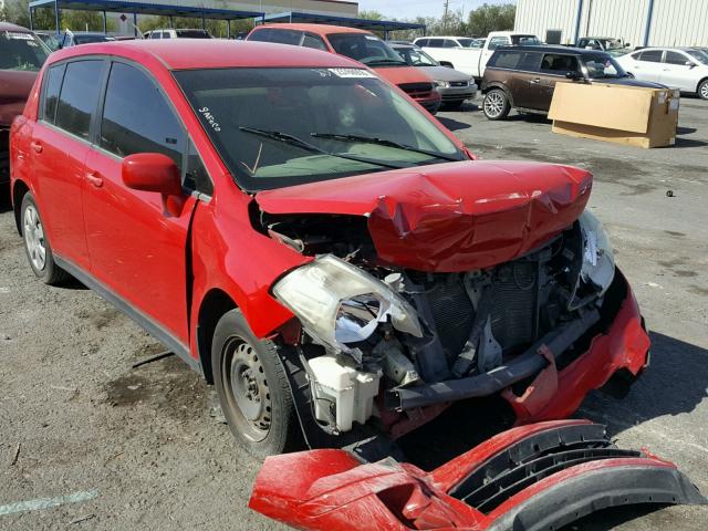 3N1BC13E77L448409 - 2007 NISSAN VERSA S RED photo 1