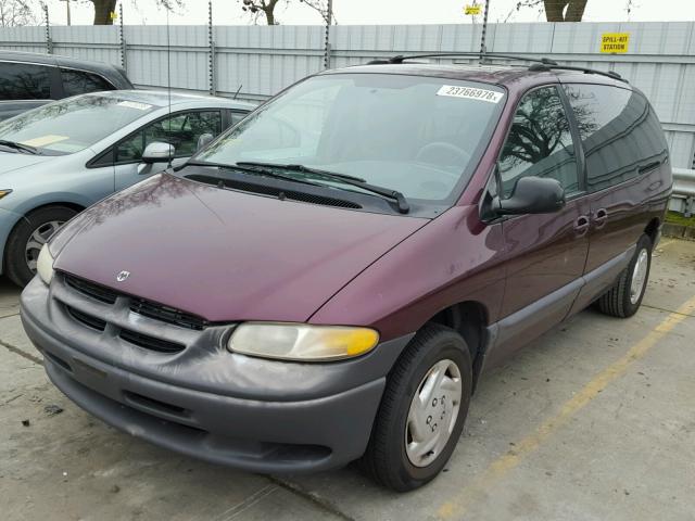 2B4GP44G0XR159607 - 1999 DODGE GRAND CARA PURPLE photo 2