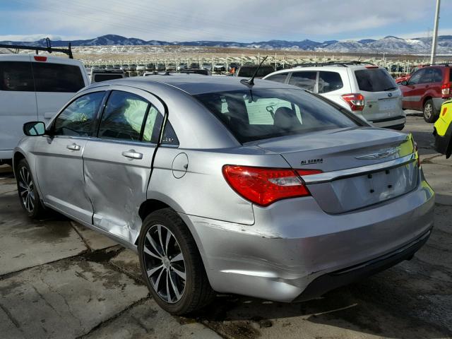 1C3CCBBBXDN545487 - 2013 CHRYSLER 200 TOURIN GRAY photo 3